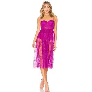 Britney Midi in Magenta by NBD